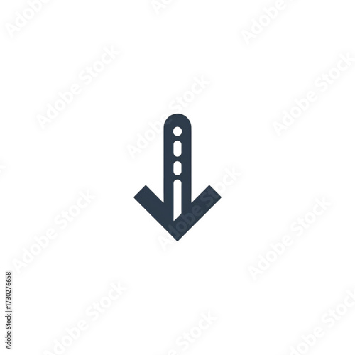 blue arrow sign