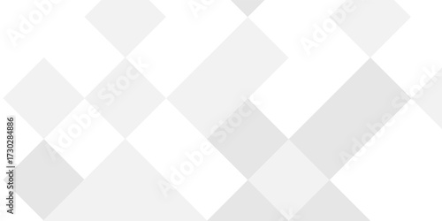 Abstract white rectangles shape and High speed digital hi tech concept on soft white background