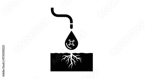Nourishing plant roots with essential nutrients via precise irrigation for optimal growth and vitality