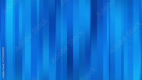 Vibrant Vertical Blue Stripes with Sharp Edges and Subtle Gradient abstract background