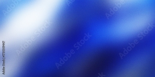 Abstract Blue and White Gradient with Soft Focus and Grain image photo