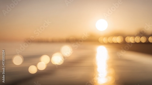 string. Golden sunset lights blending with warm string illumination, creating a dreamy coastal atmosphere. inspiring travel planning, travel magazines, designed for travel destination branding.