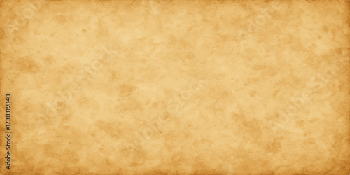 An antique brown parchment sheet with a stained and aged grunge texture makes a perfect vintage paper background