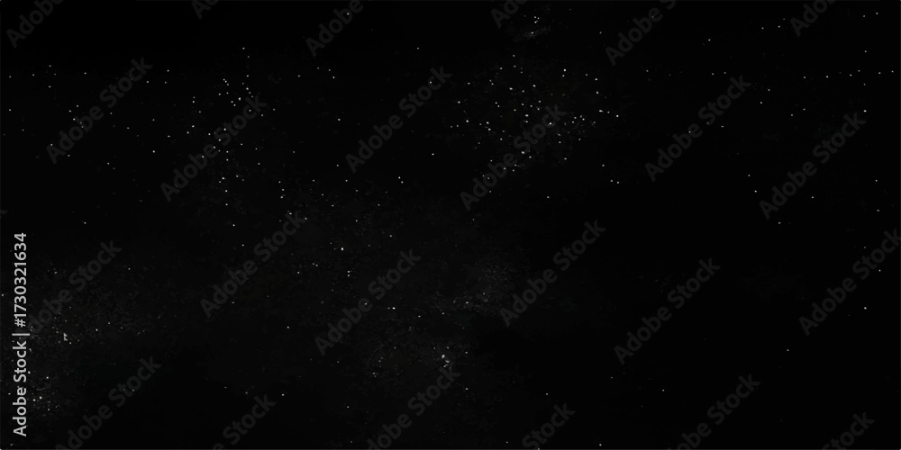 Fototapeta premium Starry rain on a dark window, with cosmic dust and abstract particles drifting through the blue night sky