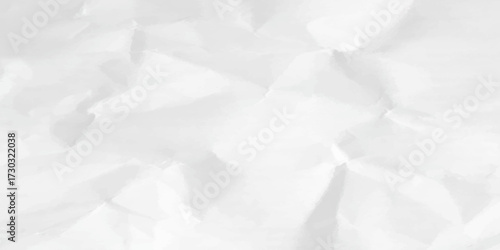 Crumpled white paper texture with creased, rough, and aged surface for a grunge backdrop design