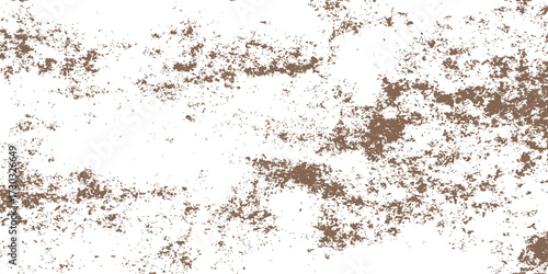 Rusty grunge texture on an old brown metallic wall with a rough, dirty surface