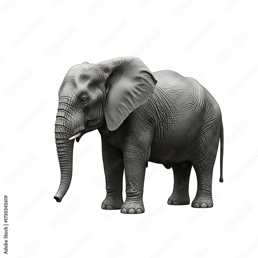 Fototapeta premium Majestic African Elephant.