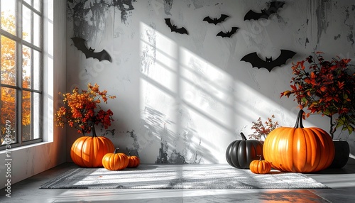 Halloween Indoor Decoration Mockup