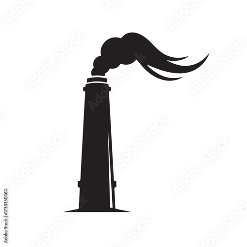 Lighthouse icon for sea navigation and marine safety