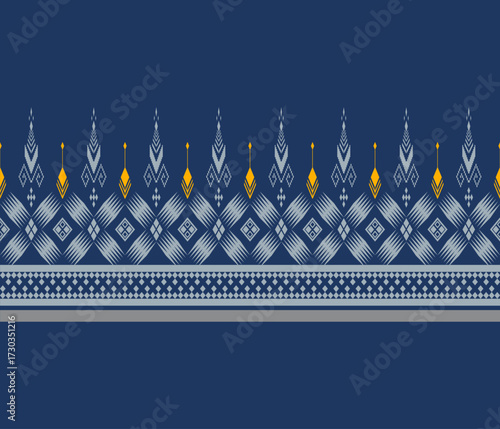geometric ethnic pattern vector design
