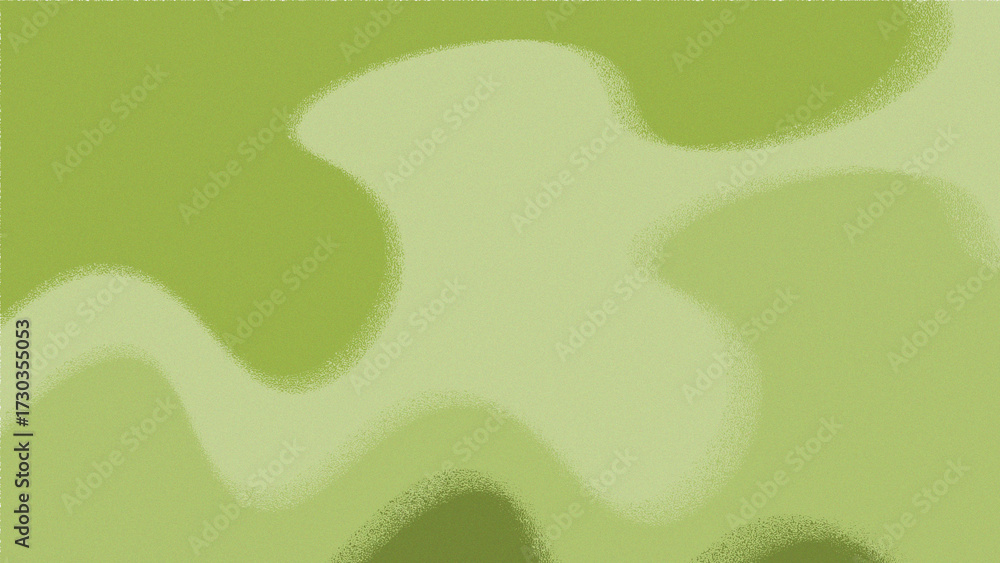 Fototapeta premium Abstract green wavy shapes with a soft, blurred texture and gradient effect