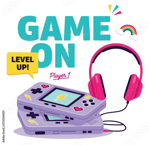 Retro Gamer Illustration