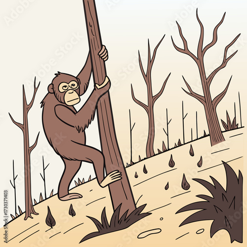 Orangutan horangutan, endangered orangutan, 