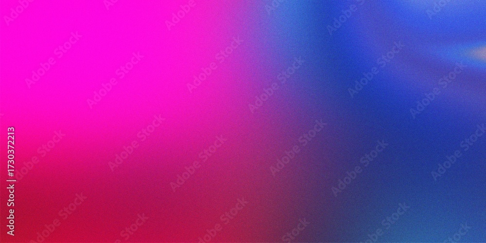 Fototapeta premium Bright Pink and Blue Gradient with Soft Focus and Grain Texture abstract background