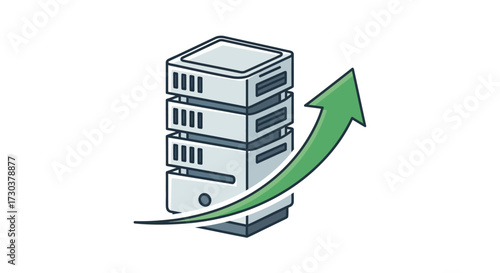 Data Server Ascendancy: A Visual Representation of Growth and Increased Computing Power