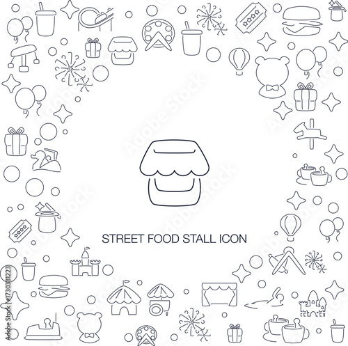 Street Food Stall Icon