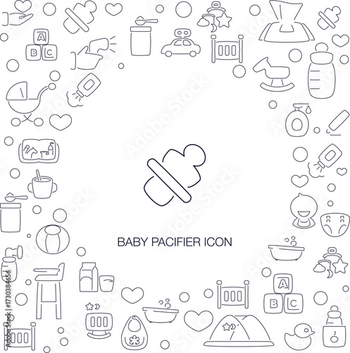 Baby Pacifier Icon