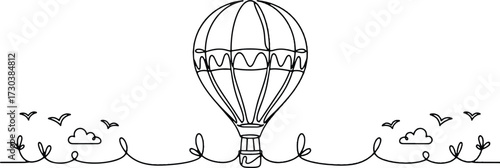 A minimal Balloon line drawing