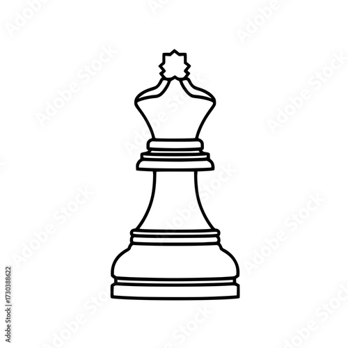 Bold chess king icon signifies leadership, strategy, and ultimate victory in games and business