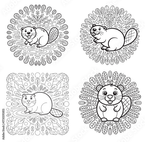 A hilarious vector set featuring a variety of comical animal characters