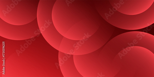 Abstract Red Gradient Background with Curved Wave Shapes. Modern Trendy design in Vector EPS 10