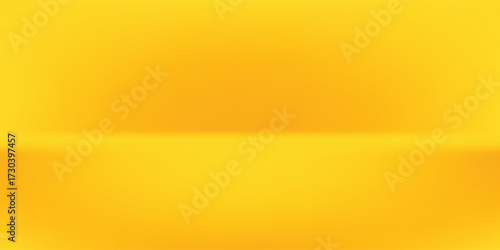 yellow background abstract with Gradient in empty room studio, Yellow empty room studio gradient used for background, yellow background studio with shine use for product shooting.