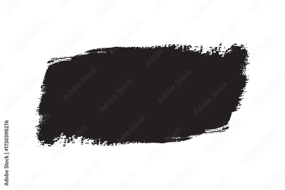 Fototapeta premium Grunge black brush stroke vector illustration