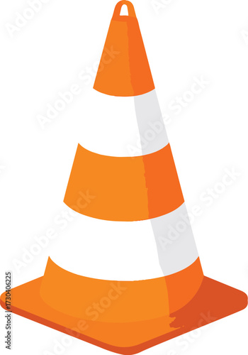 orange traffic cone