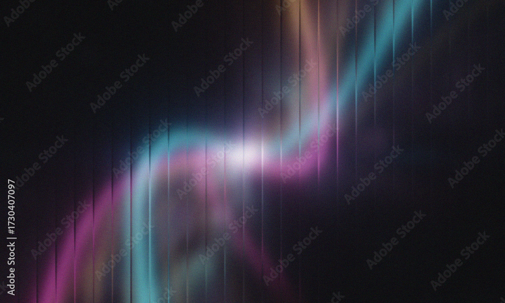 Fototapeta premium Abstract colorful background with blurred lights and dark textured surface
