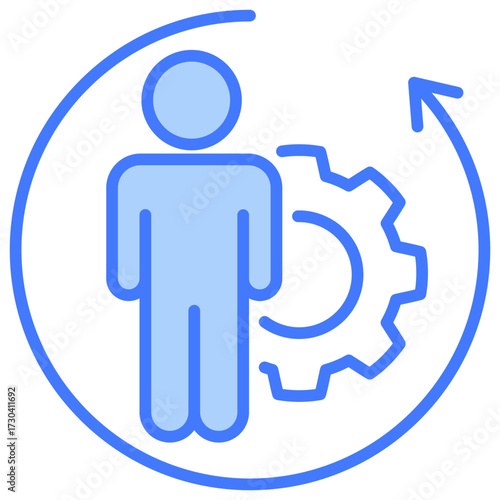 Autonomy Blue Icon