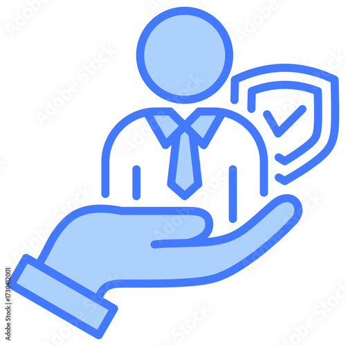 Dependable Blue Icon