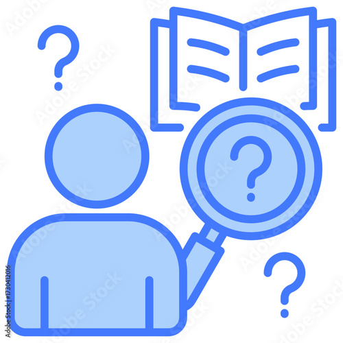 Curiosity Blue Icon