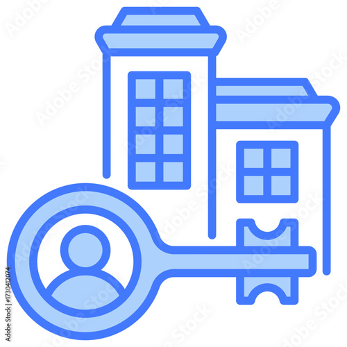 Ownership Blue Icon