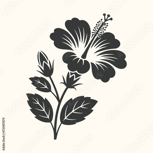 Vector art of a simple line drawing of a variety of trees, including deciduous and coniferous types, arranged in a row against a plain background, showcasing a minimalist artistic style