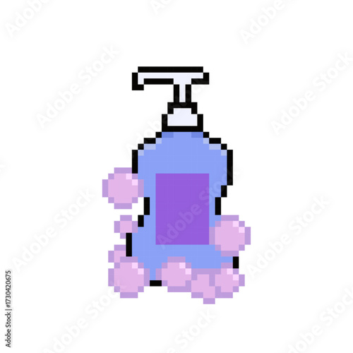 liquid body soap pixel art