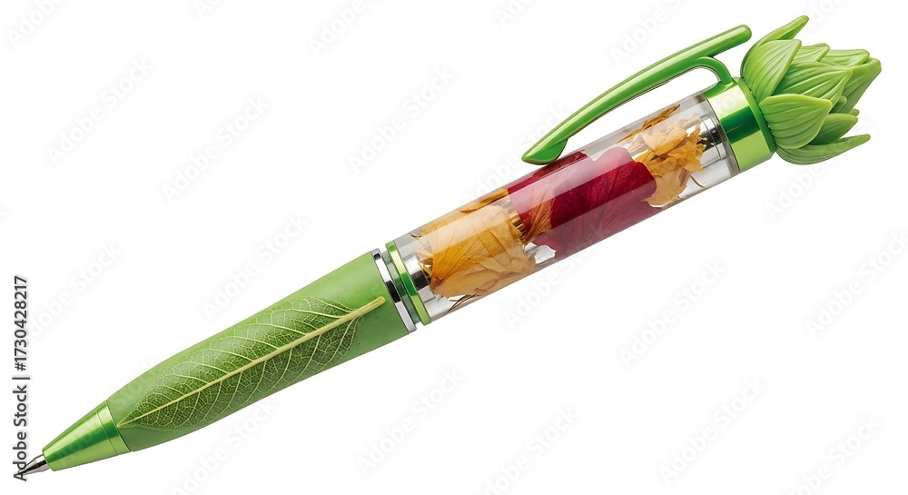 Fototapeta premium Fancy pen isolated on white background