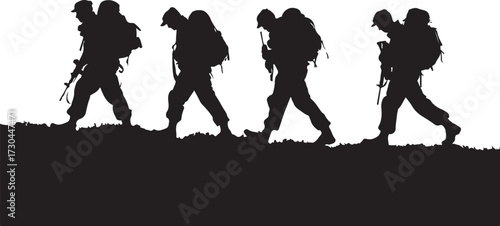 Loyal Troops Walking as One