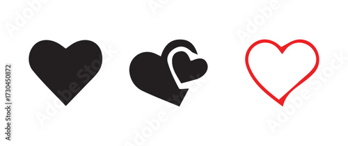 Collection of Decorative Heart Symbols