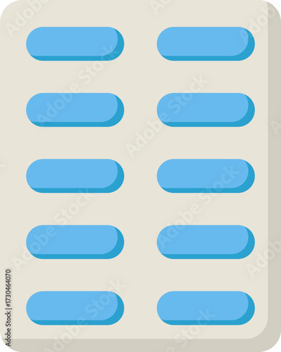 Capsule Pack Flat Icon