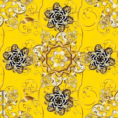 seamless pattern with flowers