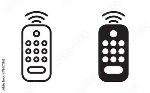 remote control icon. technology concept. vector illustration, 