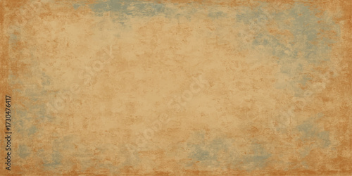 A brown vintage parchment paper texture with a blank, stained, and aged design