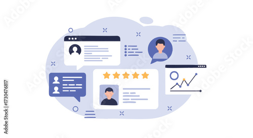 Online Customer Feedback and Satisfaction with User Profiles and Star Ratings