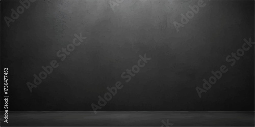 Dark grunge concrete wall room background