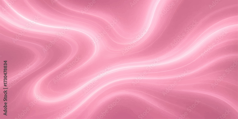 Obraz premium Abstract, soft pink silk and satin fabric with a flowing, textured wave design on a luxurious light background