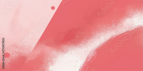 Dirty and aged red paint on a vintage wall with a textured grunge pattern