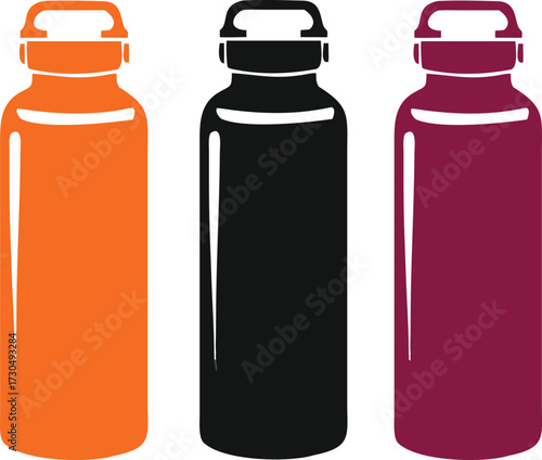 vector illustration of a bottle