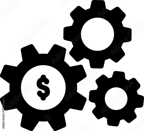 money management icon logo vector illustration design, for business and finance symbol