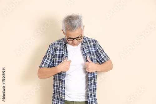 50s Senior Asian Man Portrait