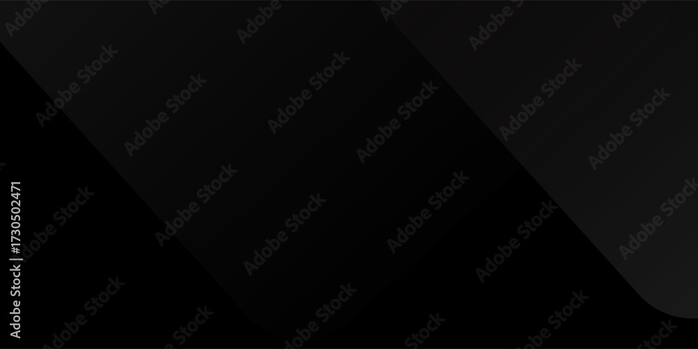 Fototapeta premium Art abstract curved wavy lines on black background. Black background with line curve design. Blurred black silk fabric. Iridescent and shining like a star in the night sky, modern